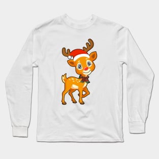 Happy reindeer Long Sleeve T-Shirt